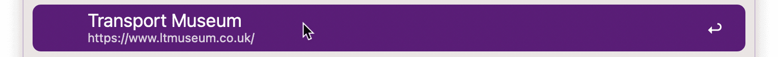 Markdown link representation