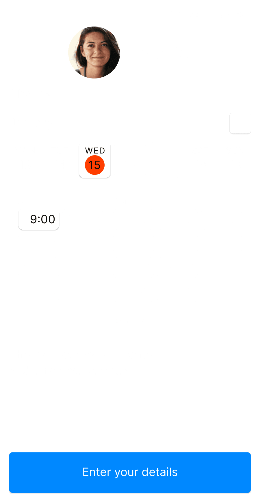 TimeTuna's booking widget